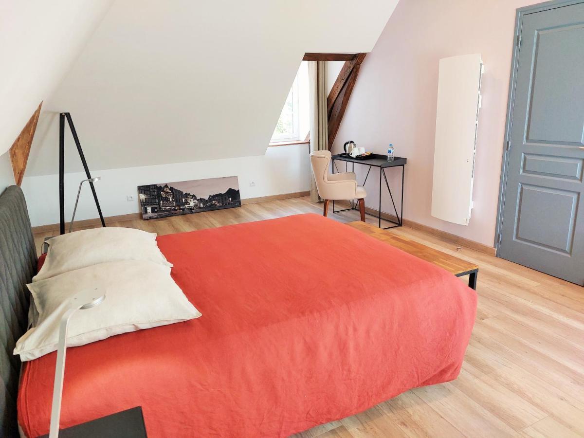 Les Jacquemarts Normands Maison D'Hotes - Guesthouse Belmesnil Szoba fotó